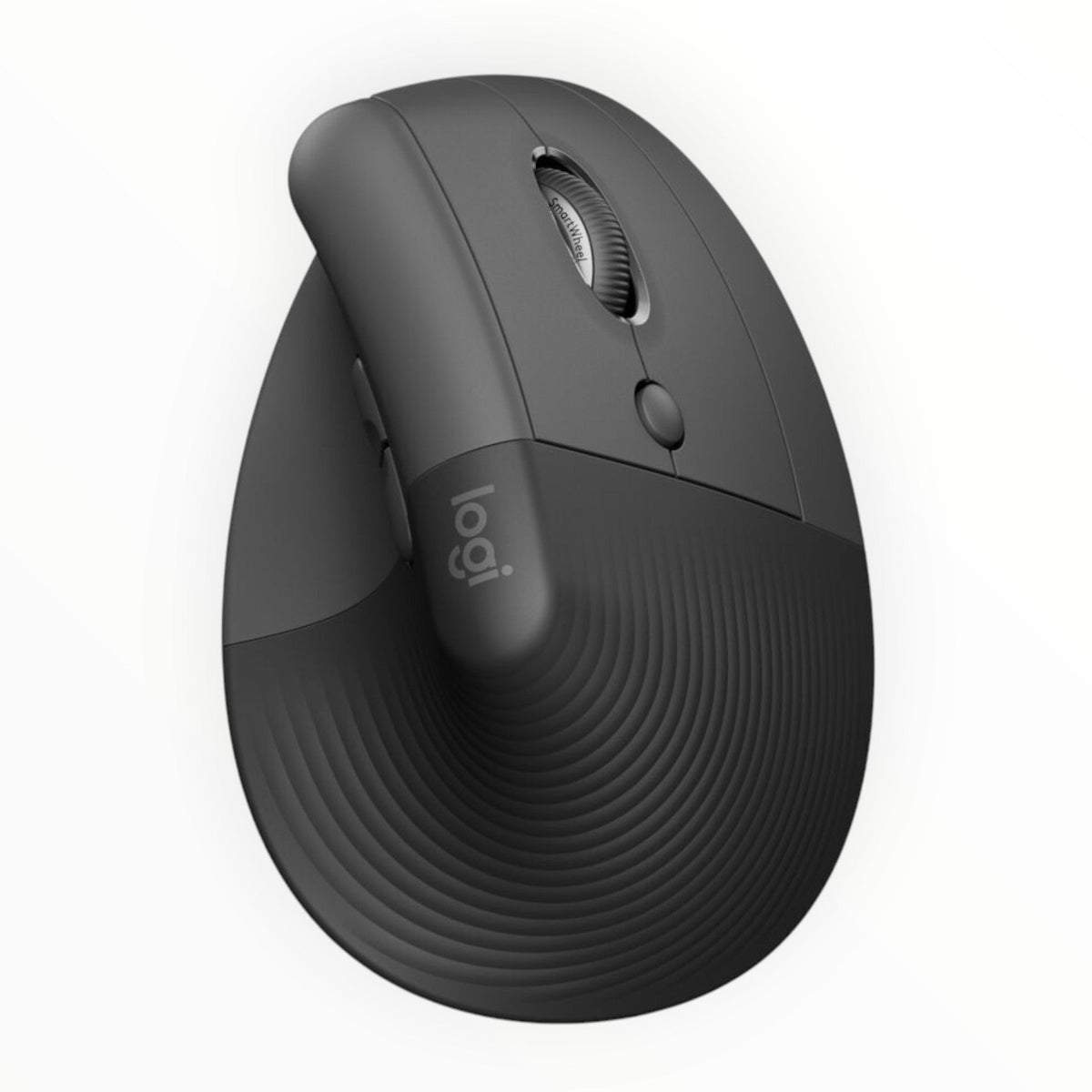 Logitech Lift Vertical Ergonomic Mouse - Graphite/Black.