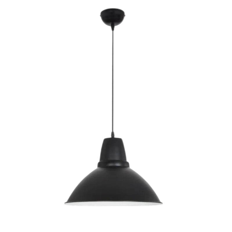 BrightStar PEN2324/1 BLACK Aluminium Pendant - 1 x 60W (11W) ES Black