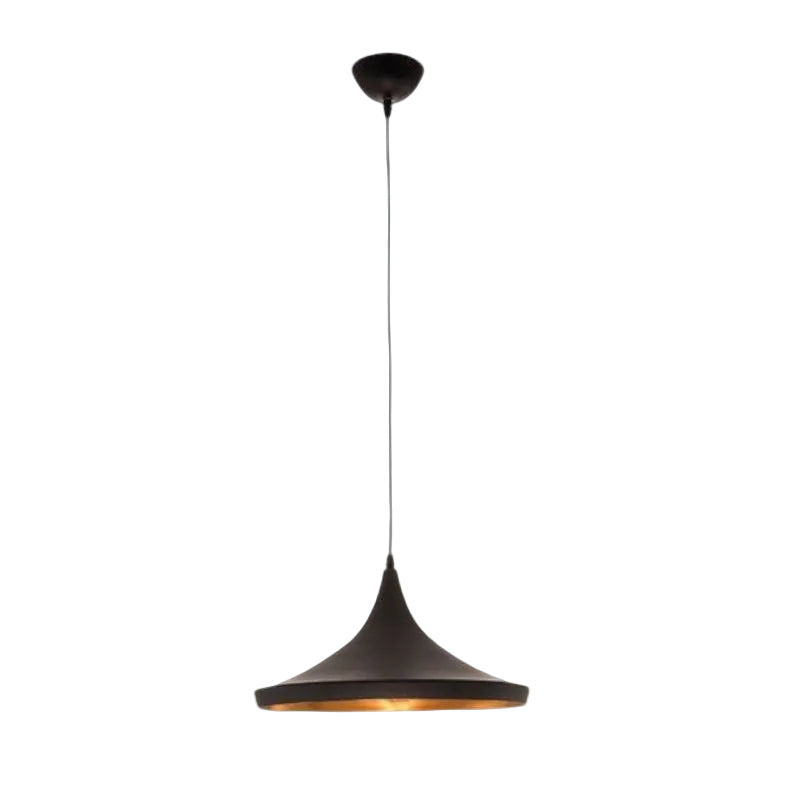 Brightstar PEN545 BK/GD Metal Pendant with Gold Inner