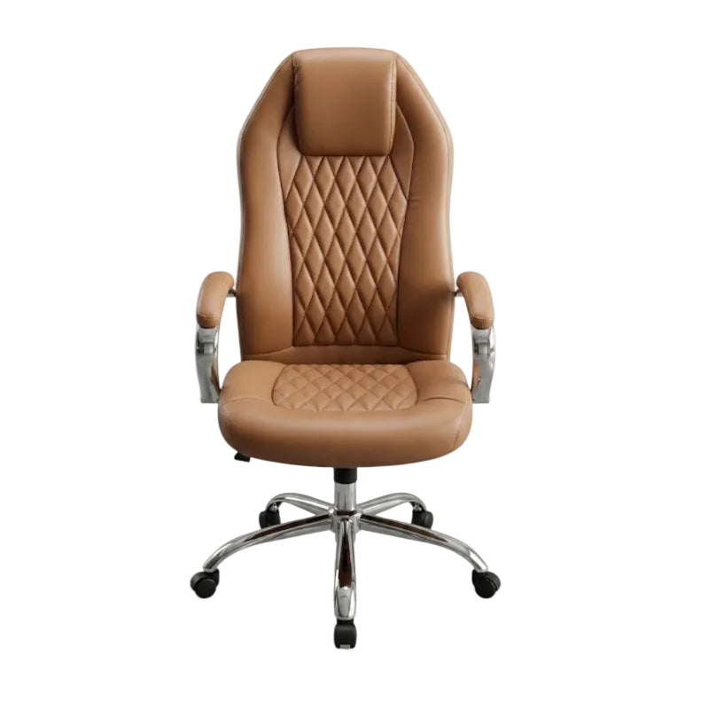 High Back Rev Chair Brown STL5658.