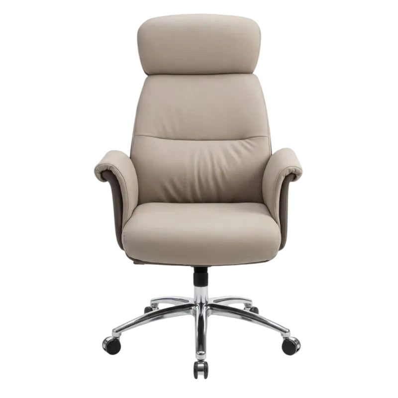 High Back Rev Chair Beige/Coffee STL5666.