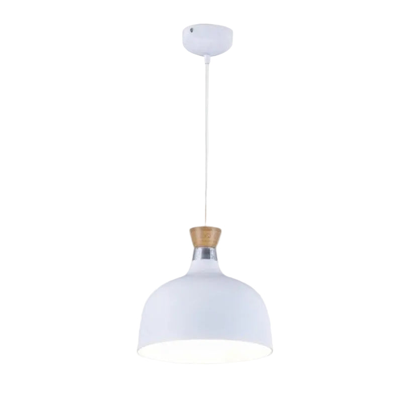 Brightstar PEN560 WHITE Metal and Wood Pendant White