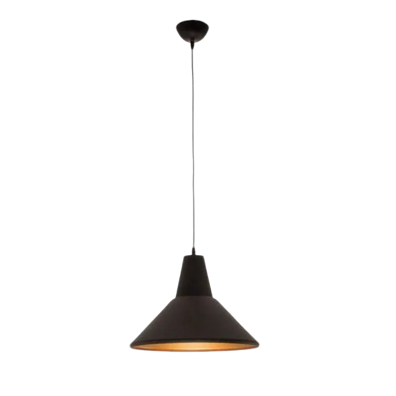 Brightstar PEN548 BK/GD Metal Pendant with Gold Inner