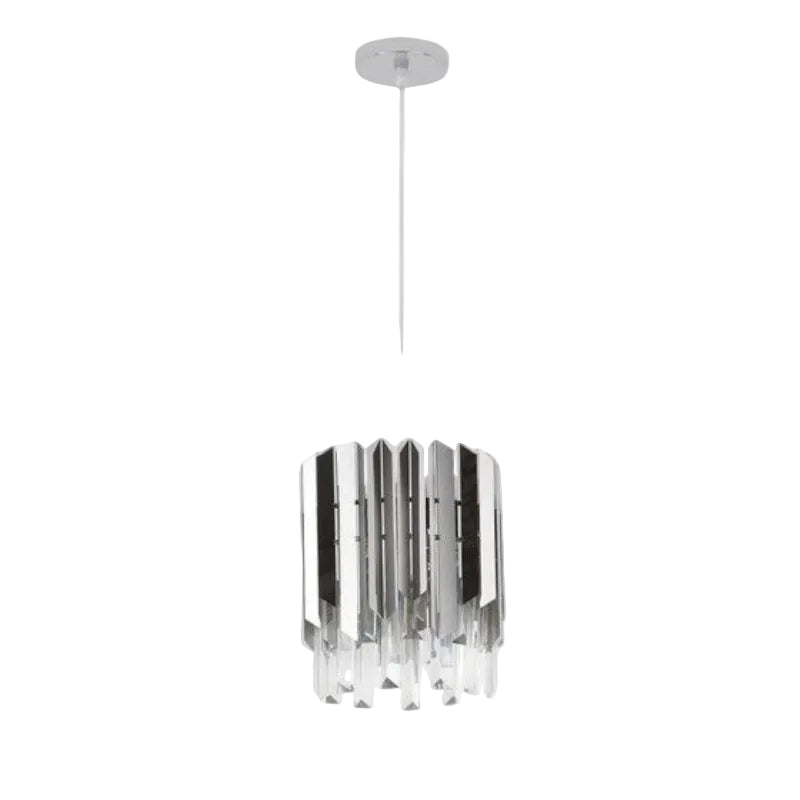 Brightstar PEN841 CHROME Stainless Steel and Crystal Pendant Polished Chrome.