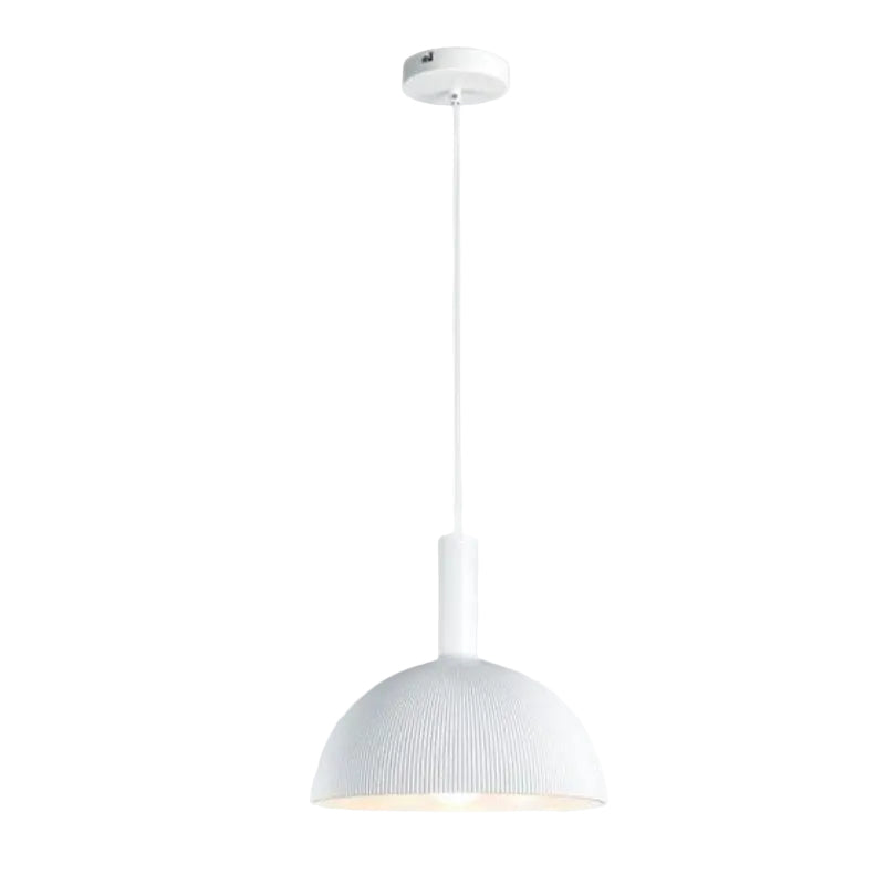 Brightstar PEN893 WHITE Metal Pendant with White Acrylic Shade