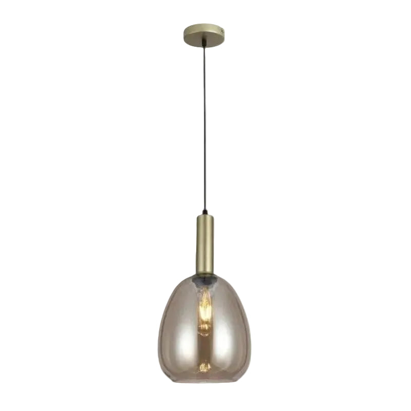 Brightstar PEN891 CHAMPAGNE Metal and Glass Cord Pendant Champagne Colour 1X40W Es