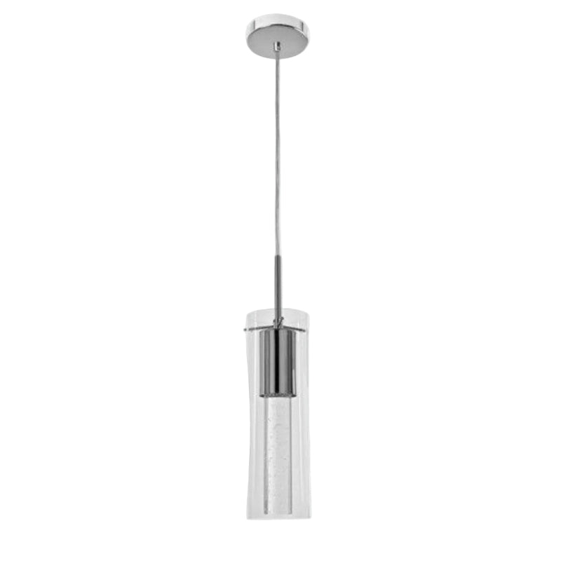 Brightstar PEN376/1 CRYSTAL Polished Chrome with Clear Outer Glass and Crystal