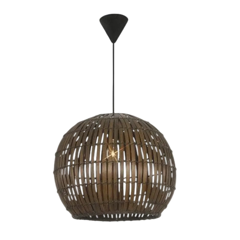 Brightstar PEN431/1 BROWN Bamboo Cover Pendant