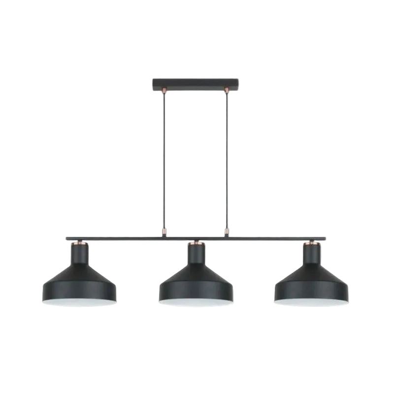 Brightstar PEN968 BLACK Metal Pendant Sand Black and Copper with White Inner