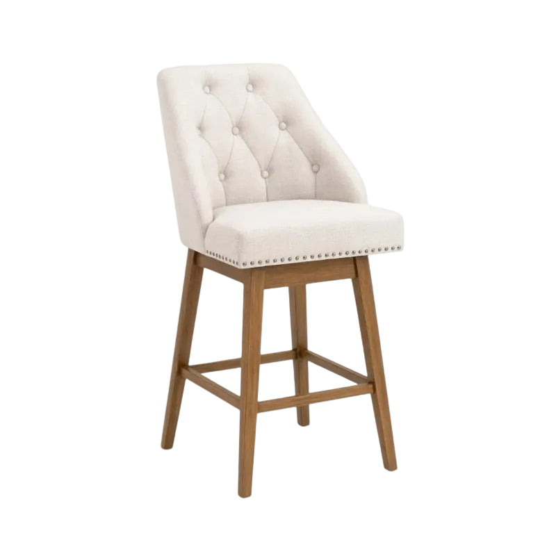 Button Swivel Counter Stool 26in NFK009BG.