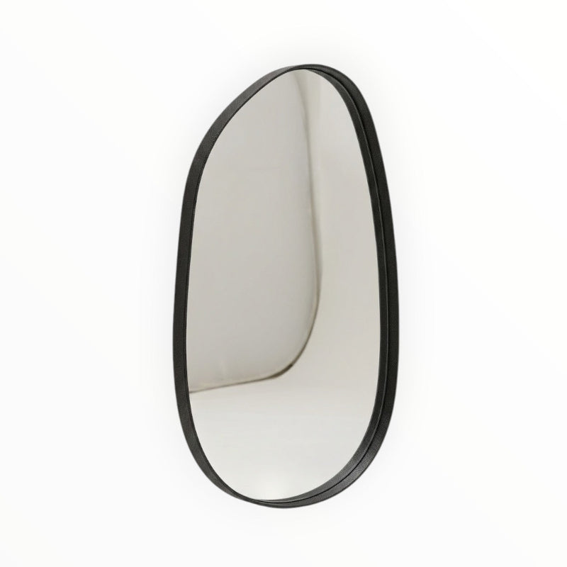Diva Mirror Sml Textured Black.