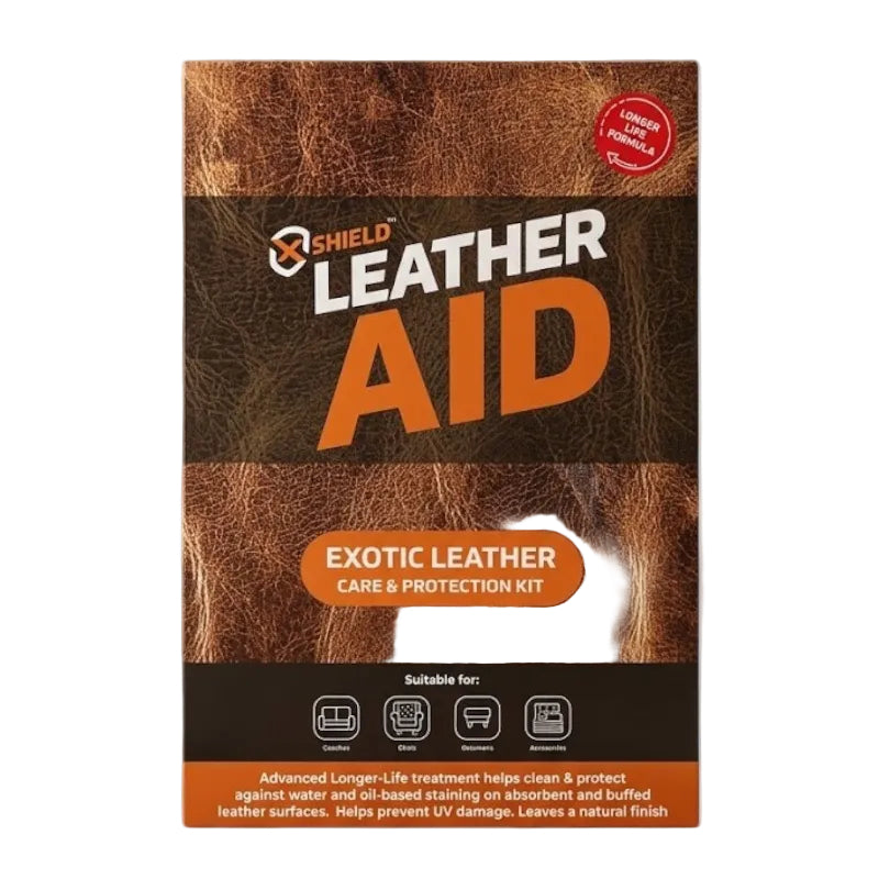 Leather Aid Exotic Leather Care & Protection Kit.
