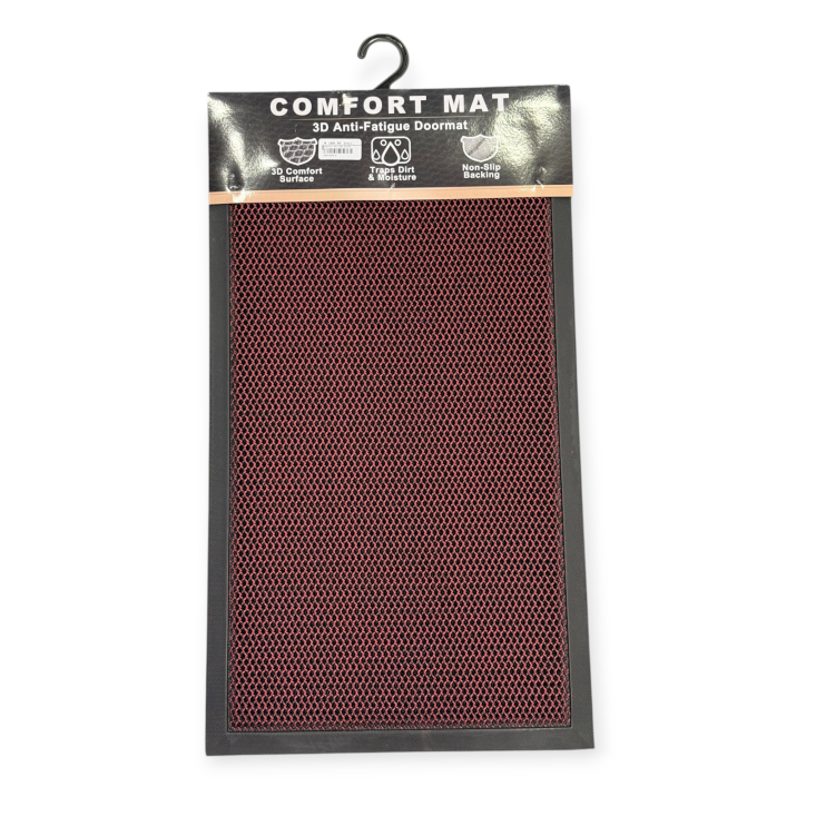 Grime Buster Comfort Door Mat Red 43x76cm