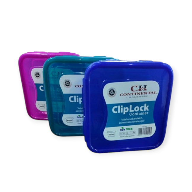 CH Pestel Food Look Square Container Assorted 600ml CH1265