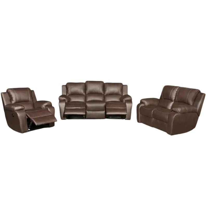 Brenda 3 Action Brown Lounge Suite 3pc.
