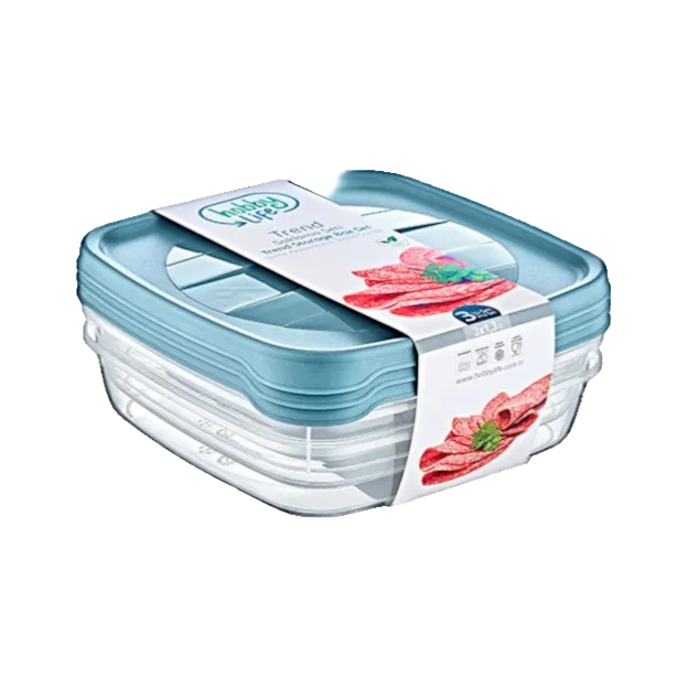 Hobby Life Trend Square Storage Container Set 3 x 1.3 L 020976