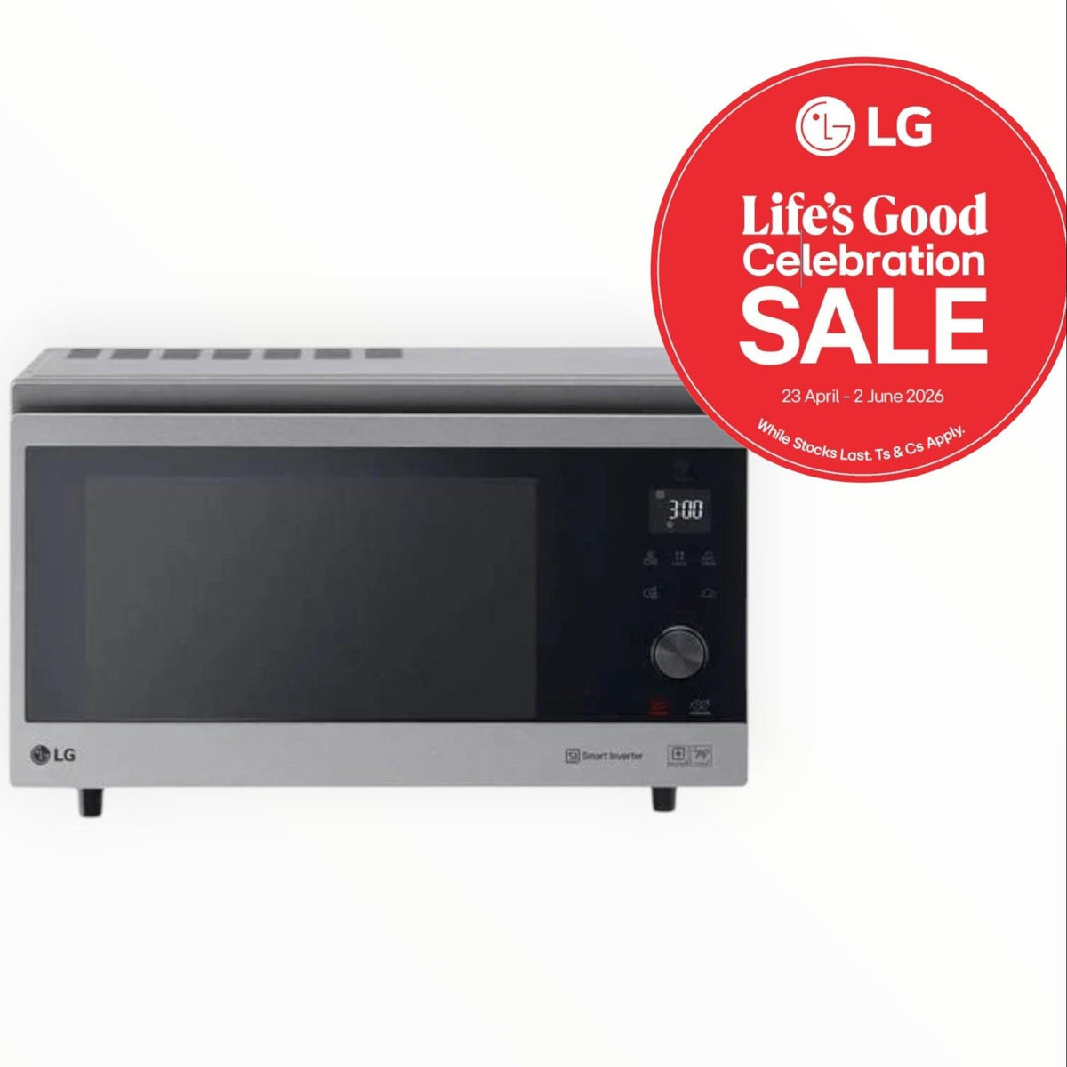 LG 39L NeoChef Convection Microwave MJ3965ACS.BSSQSAF.