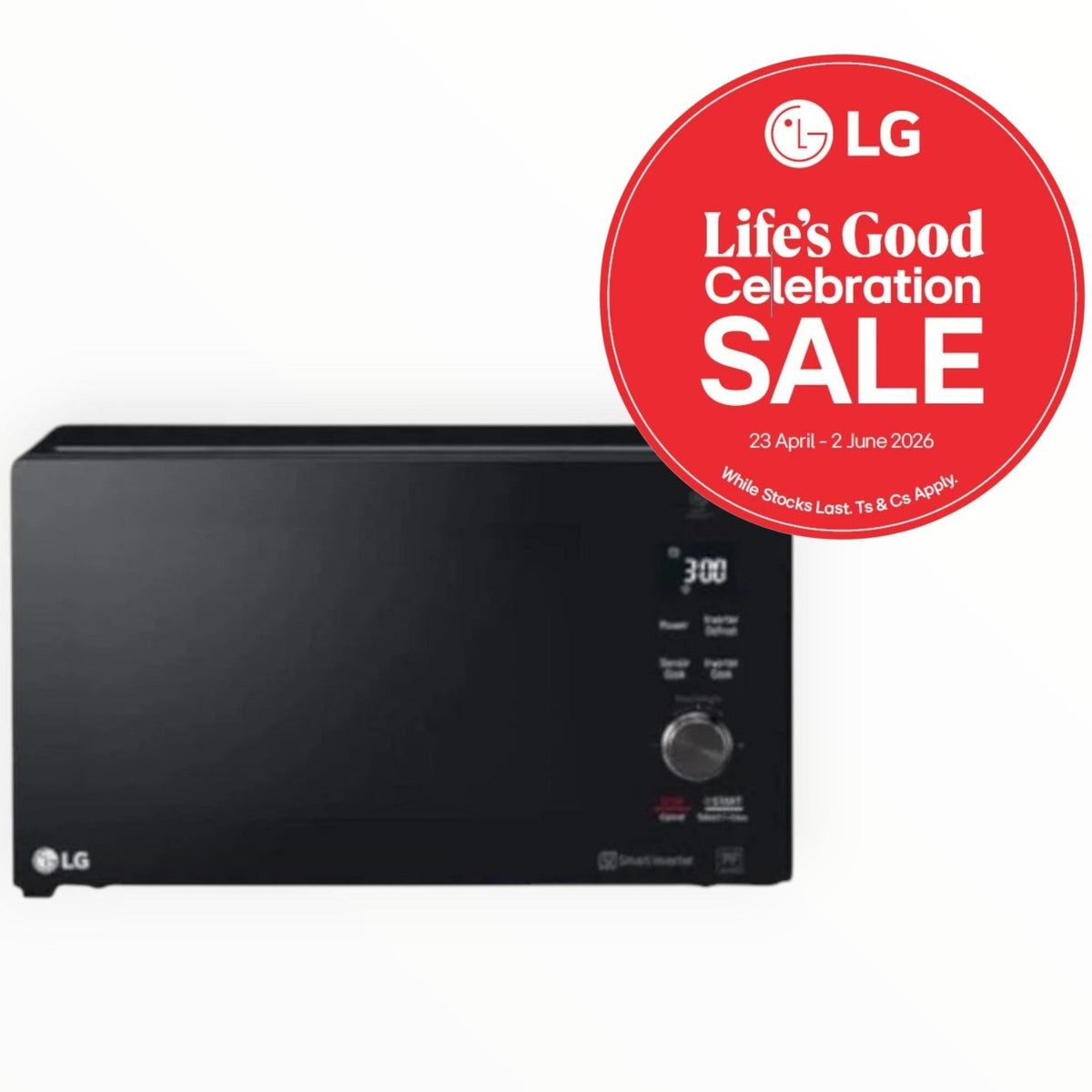 LG 42L Black Microwave with Smart Inverter NeoChef MH8265DIS.BBKQSAF - MHC World
