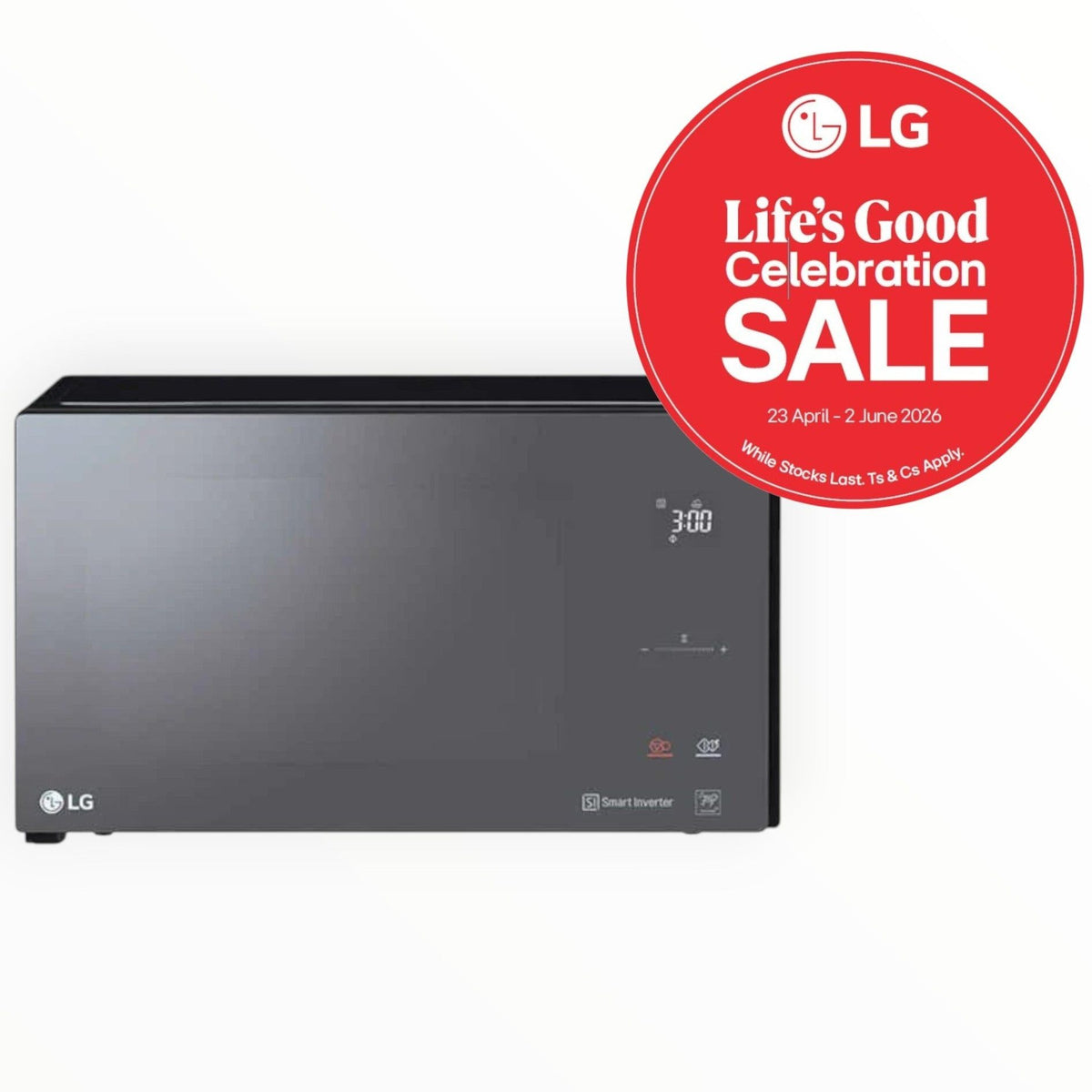 LG 42L NeoChef™ Microwave with Smart Inverter MS4295DIS.BBKQSAF