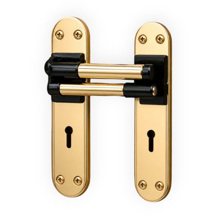 Fancy Mortice Lockset Black Gold