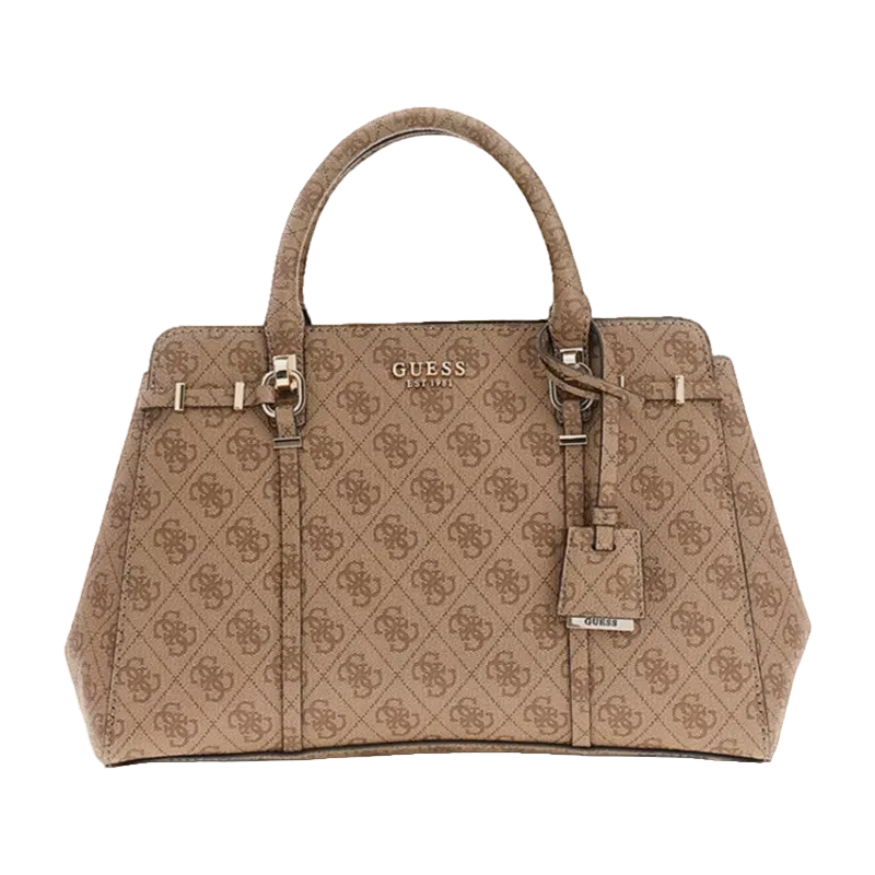 Guess Leona Logo Latte Logo Handbag SG991706.
