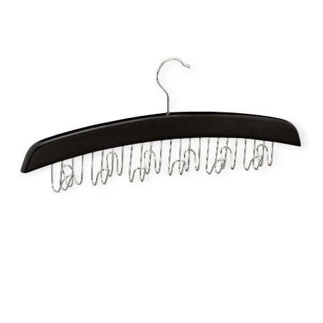 Danny Home Hook Wood Belt Hanger Black 40cm WH016B.