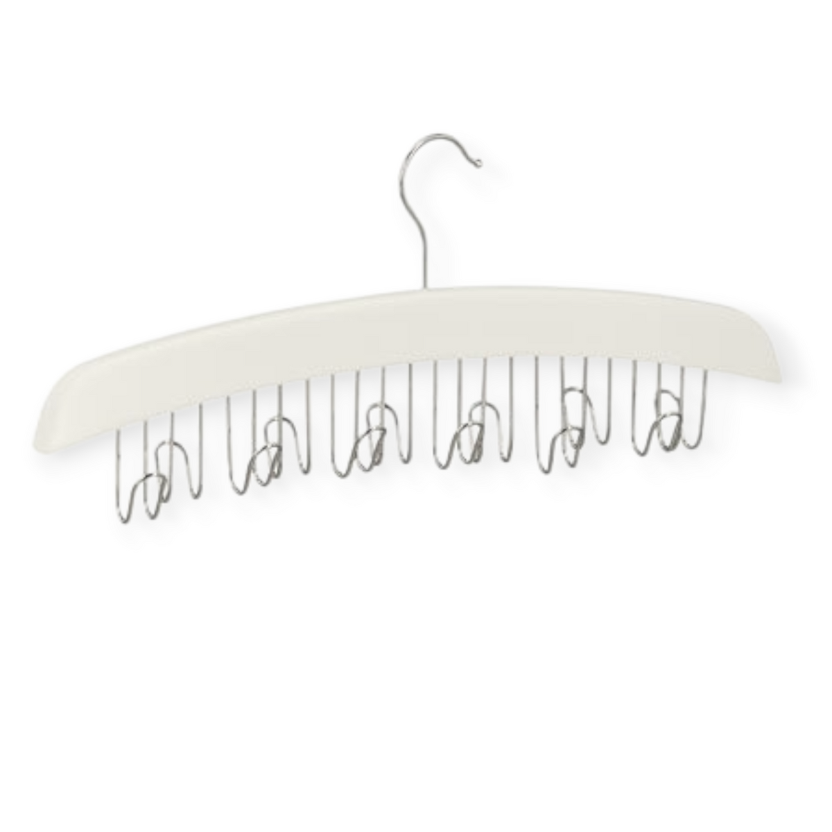 Danny Home Hook Wood Belt Hanger White 40cm WH016W.