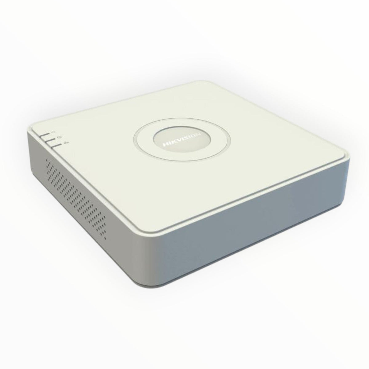 Hikvision DS-7104NI-Q1 compact 4-channel Mini 1U Network Video Recorder.