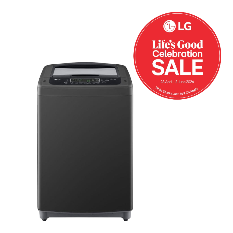 LG 18kg Black Top Loader T18V1NDHT2.ABMQESA