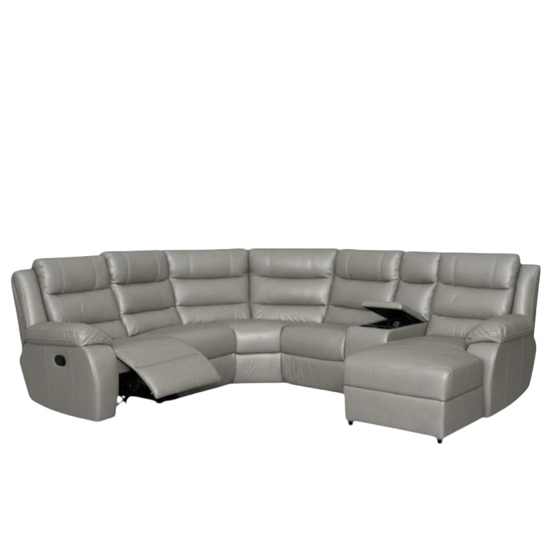 Erin Corner Couch 1 Action Mottled Grey 6pc
