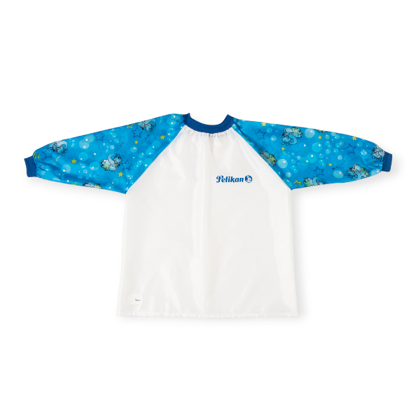 Pelikan Painting Apron With Velcro Closure And Hanging Loop Blue 105346
