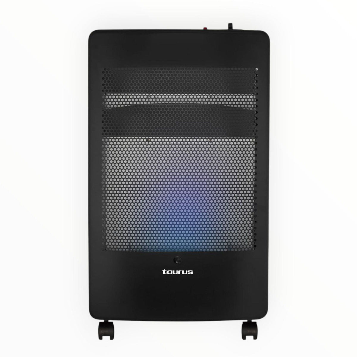 Taurus Heater Blue Flame Gas Steel Black 2Heat Settings 3.8kW 947184.