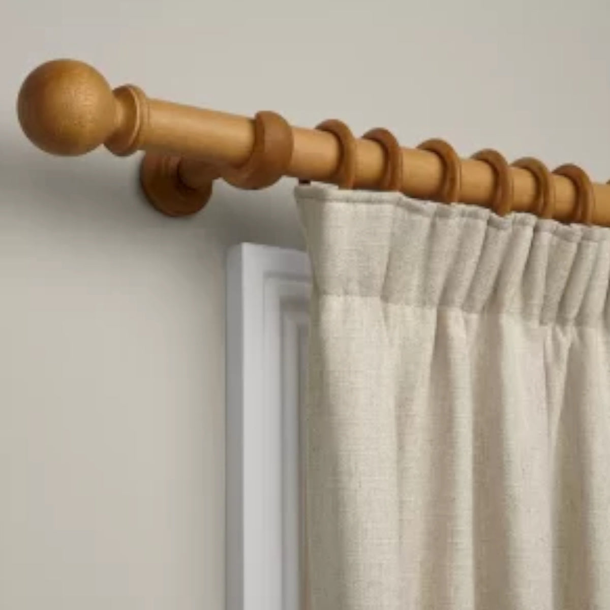 Natural Wood Bracket Single 34 mm