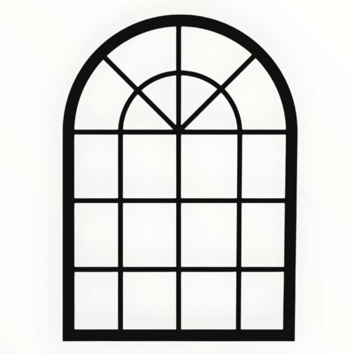 Mirrors Cathedral Arch Black