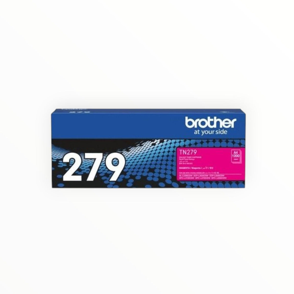 Brother TN279 Series Toner Cartridges (B, C, M, Y).