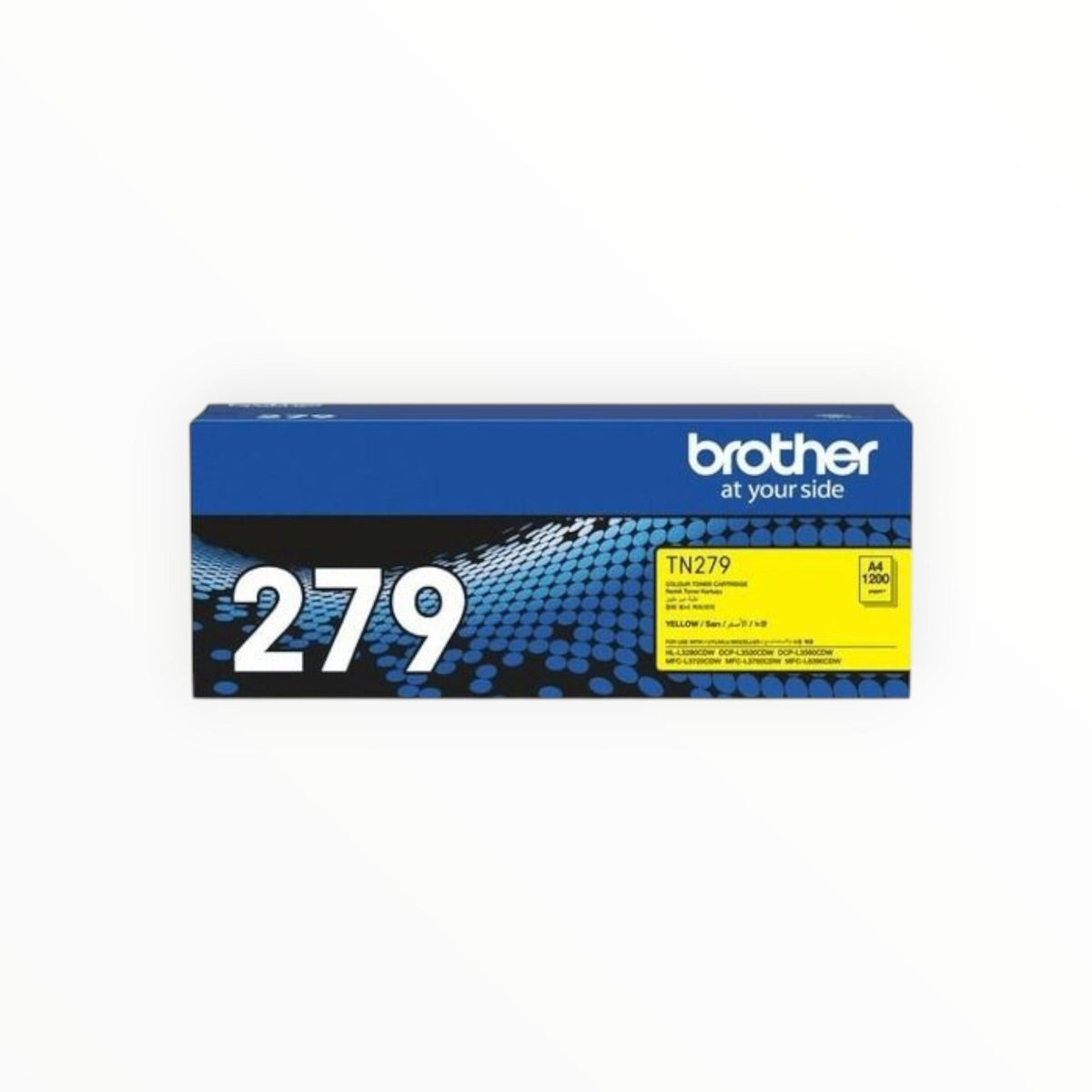 Brother TN279 Series Toner Cartridges (B, C, M, Y).