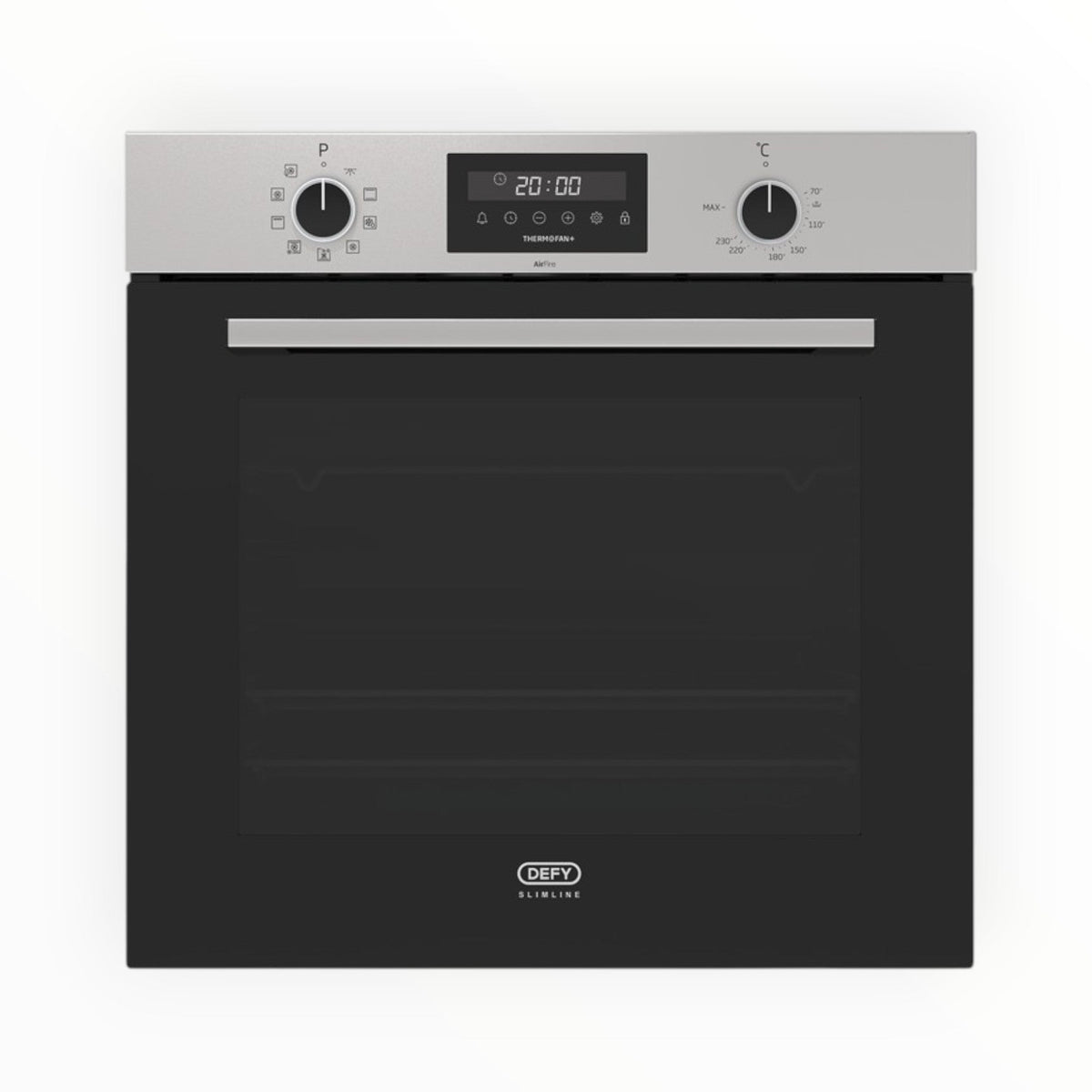 Defy DBO696 60cm Built-In Oven ThermoFan+ & AirFire Inox.