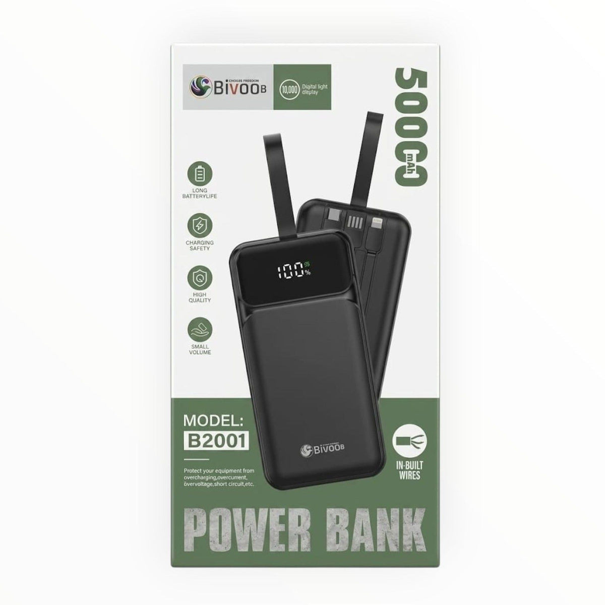 Bivoob B2001 50000mAh Power Bank