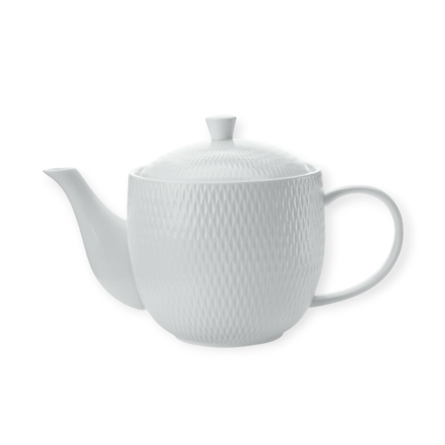 Maxwell & Williams White Basics Diamonds Teapot 800ml DV0064