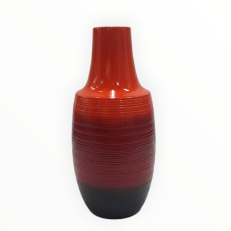 Vase Red Ombre AC AD3053 43X21cm