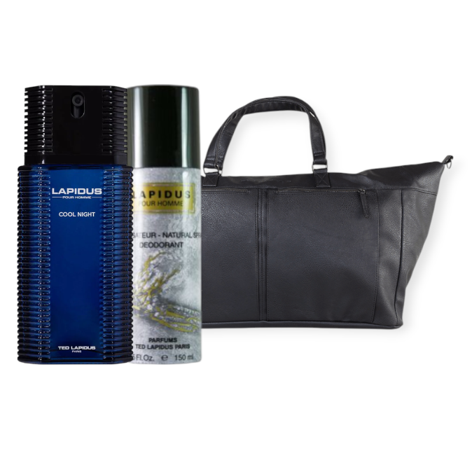 Cool Night 100ml EDP, Pour Homme Boddy Spray 200ml And Travel Bag GWP - MHC World