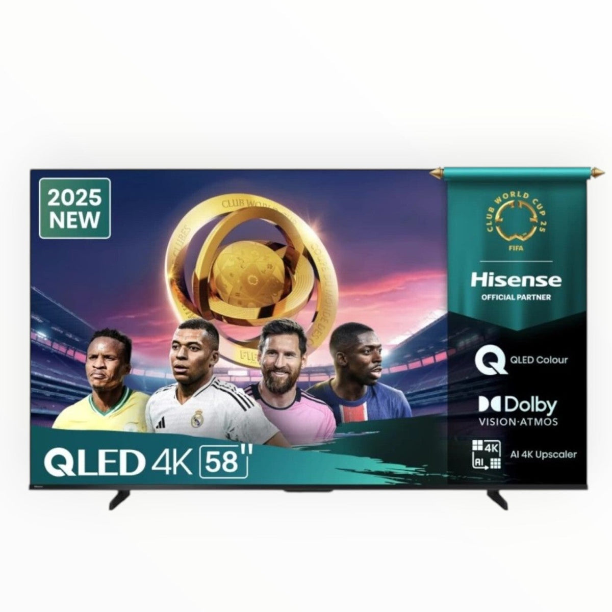 Hisense 147 cm (58 inch) LED Ultra HD (4K) VIDAA Smart TV  (58Q6Q)