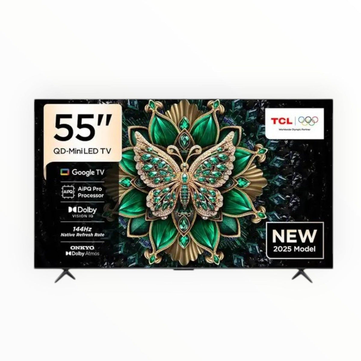 TCL 55-INCH 55C6K MINI LED 4K GOOGLE TV 144HZ.
