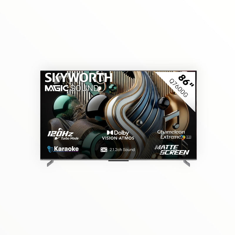 Skyworth 86-Inch 4K UHD QLED Google Smart TV 86Q7600G