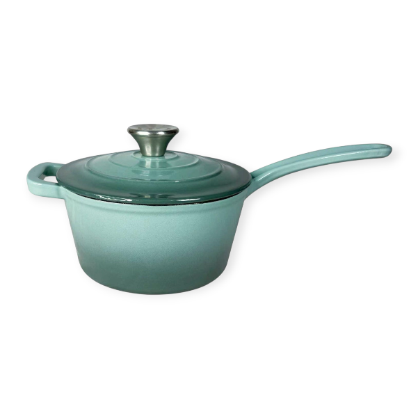 CH Cast Iron Saucepan 19cm Sea Salt CH1344.