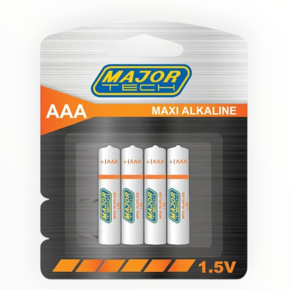 Major Tech AAA Maxi Alkaline Battery 4PcLR03-BP4.