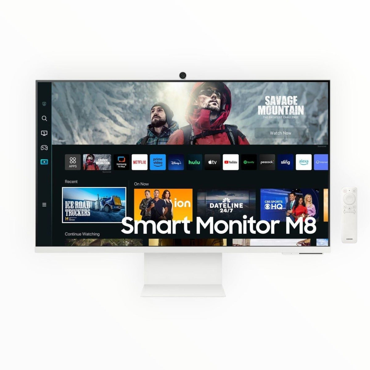 Samsung 32' 4K UHD Smart Monitor with Streaming and Slim Camera LS32DM801UAXXA