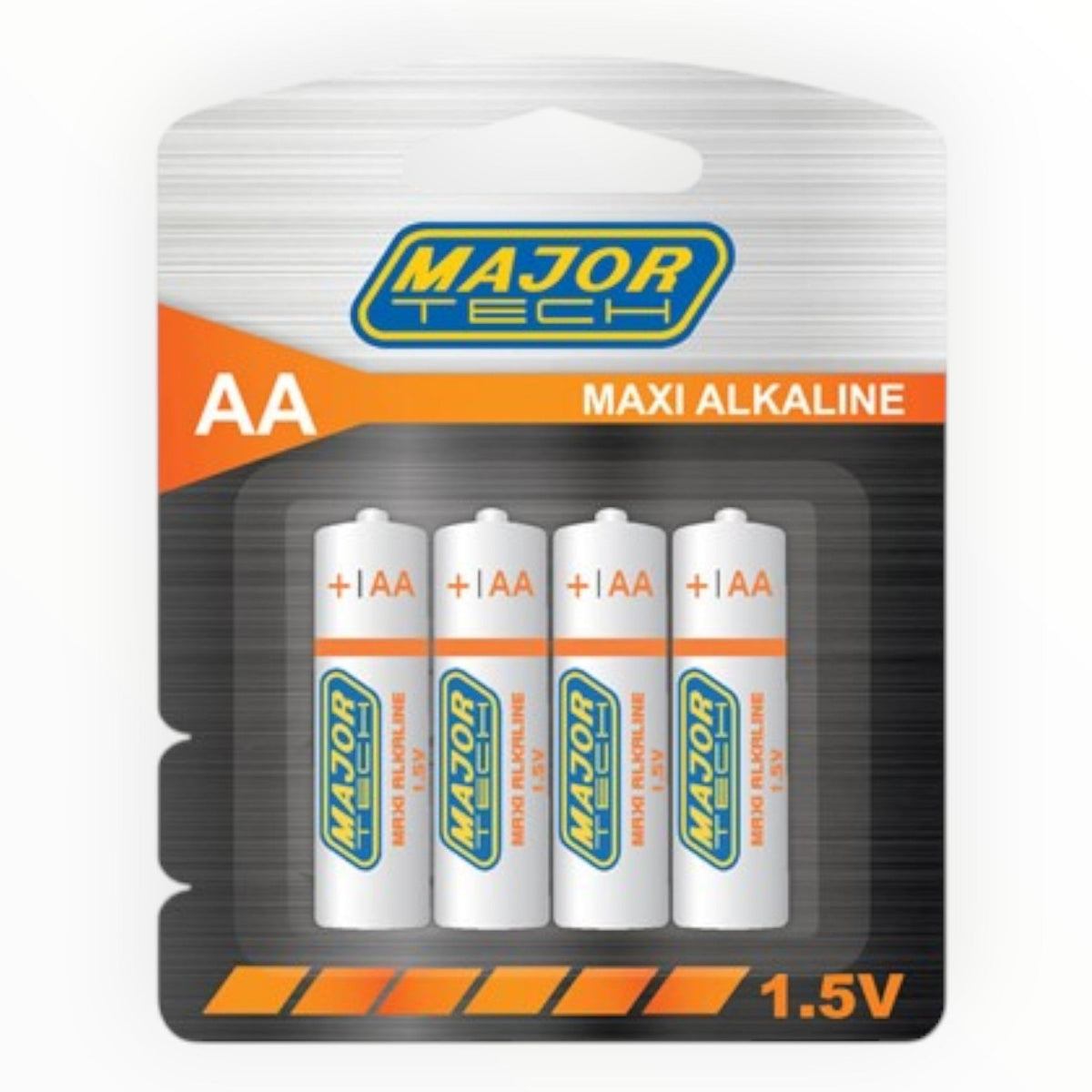 Major Tech AA Maxi Alkaline Batteries 4Pc LR6 BP4.