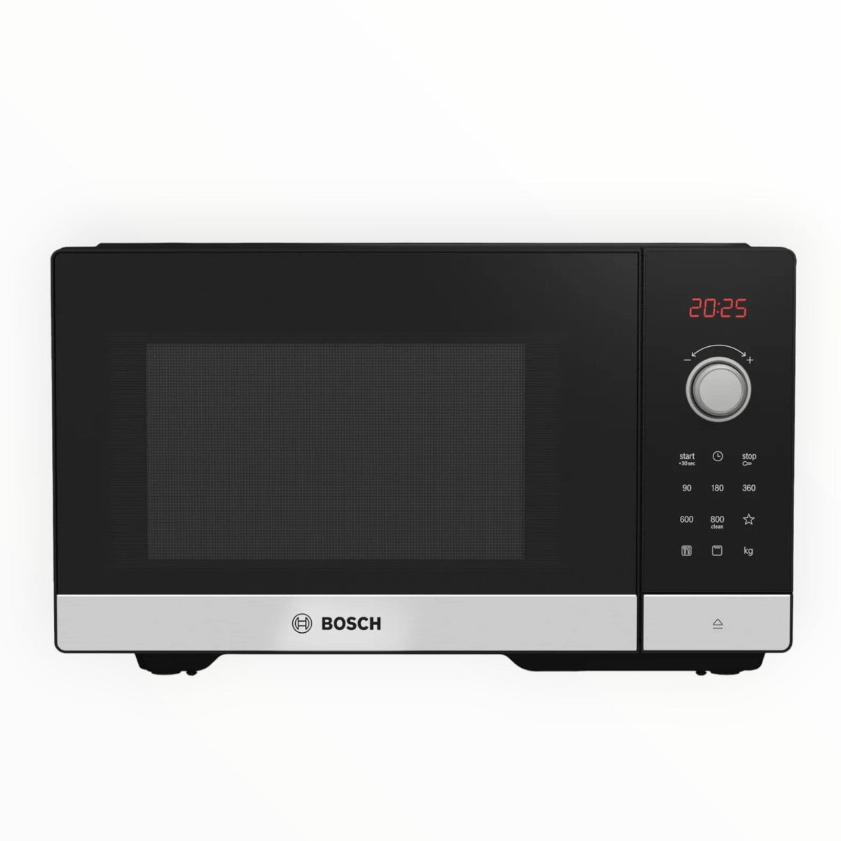 Bosch Series 2 Black Stainless Steel Microwave with Grill 25L (FEL053MS2)