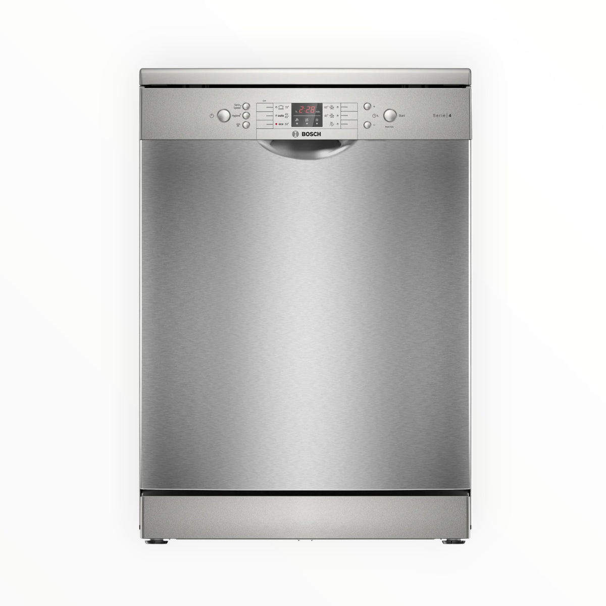 BOSCH SMS46FI20Z 60CM SERIES 4 FREESTANDING DISHWASHER STEEL.
